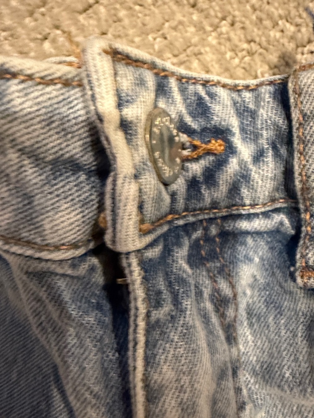 art class Light Blue Rolled Hem Denim Shorts - Picture 2 of 6
